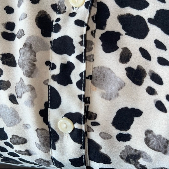 Lane Bryant Sleeveless Leopard Print Dress Asymmetrical Hem No Belt Size 18/20 - Picture 12 of 13